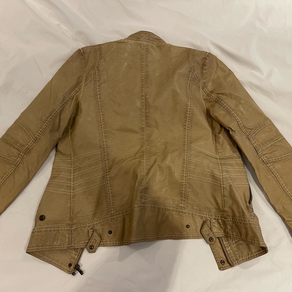 Pleather Jacket, fitted, small - Picture 4 of 5